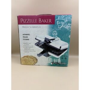 VillaWare Prego Series II Pizzelle Baker Maker Italian Cookies # 3600NS NIB